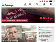 Tablet Screenshot of mr-bricolage.com